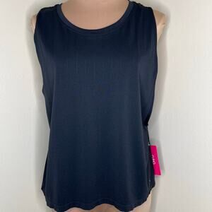 Ryka Athletic Muscle Tank Top XL Womens Seamless Black Workout Fitness Gym New